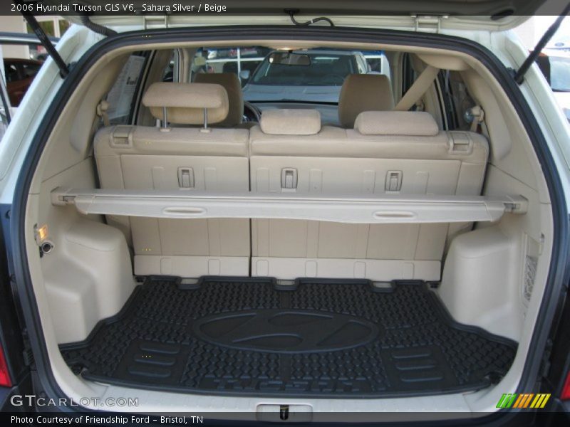 Sahara Silver / Beige 2006 Hyundai Tucson GLS V6