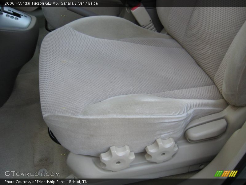 Sahara Silver / Beige 2006 Hyundai Tucson GLS V6