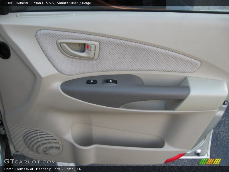 Sahara Silver / Beige 2006 Hyundai Tucson GLS V6