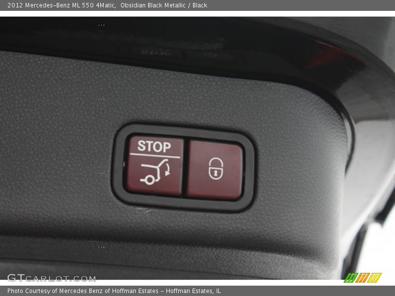 Obsidian Black Metallic / Black 2012 Mercedes-Benz ML 550 4Matic