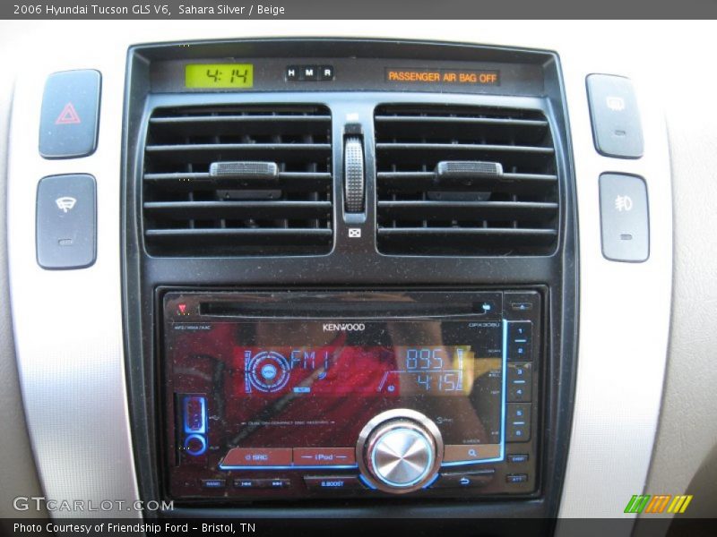 Sahara Silver / Beige 2006 Hyundai Tucson GLS V6