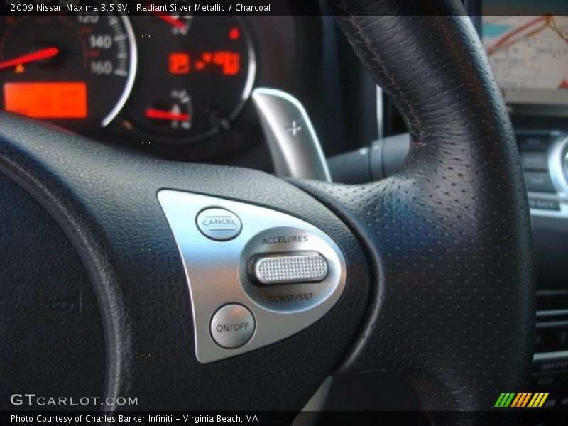 Radiant Silver Metallic / Charcoal 2009 Nissan Maxima 3.5 SV