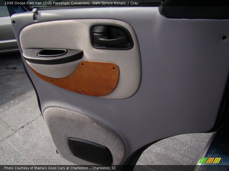 Dark Spruce Metallic / Gray 1998 Dodge Ram Van 1500 Passenger Conversion