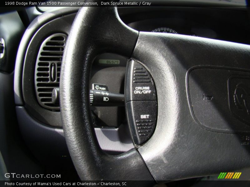 Dark Spruce Metallic / Gray 1998 Dodge Ram Van 1500 Passenger Conversion