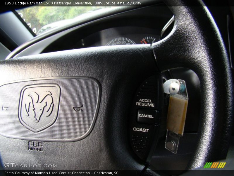 Dark Spruce Metallic / Gray 1998 Dodge Ram Van 1500 Passenger Conversion