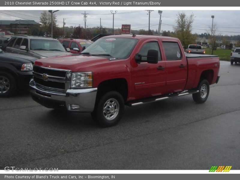 Victory Red / Light Titanium/Ebony 2010 Chevrolet Silverado 2500HD LT Crew Cab 4x4