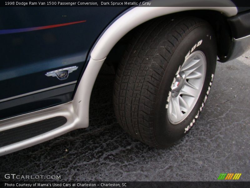 Dark Spruce Metallic / Gray 1998 Dodge Ram Van 1500 Passenger Conversion