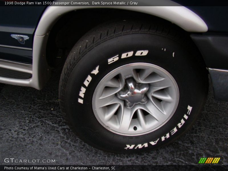 Dark Spruce Metallic / Gray 1998 Dodge Ram Van 1500 Passenger Conversion
