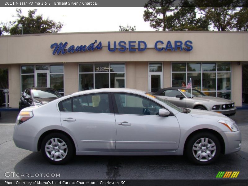Brilliant Silver / Charcoal 2011 Nissan Altima 2.5 S