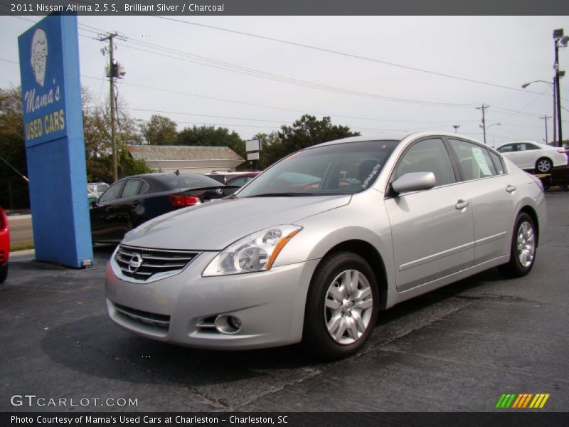 Brilliant Silver / Charcoal 2011 Nissan Altima 2.5 S