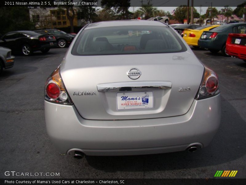 Brilliant Silver / Charcoal 2011 Nissan Altima 2.5 S