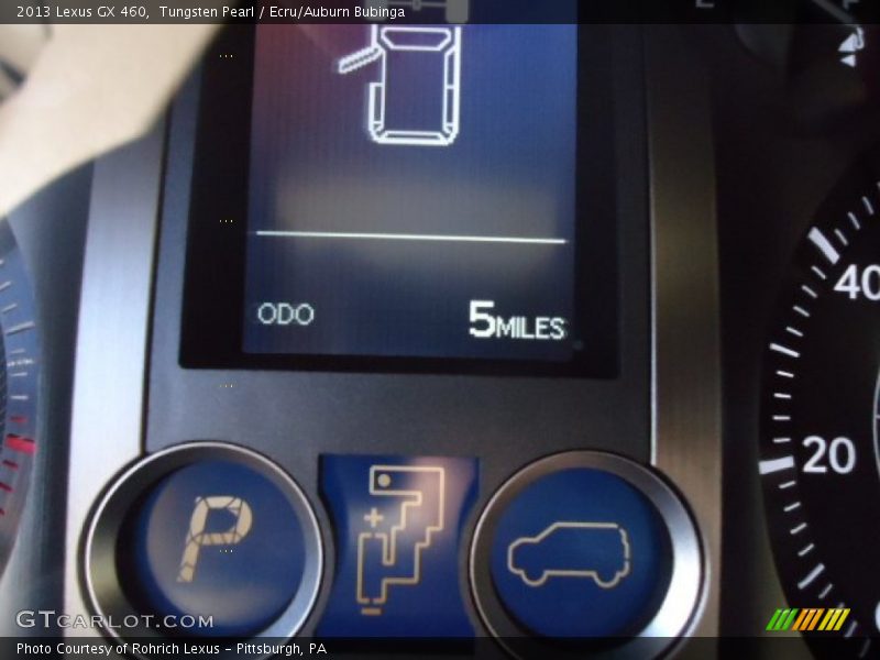 Tungsten Pearl / Ecru/Auburn Bubinga 2013 Lexus GX 460