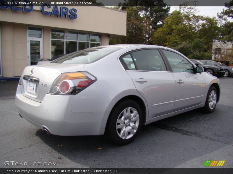 Brilliant Silver / Charcoal 2011 Nissan Altima 2.5 S