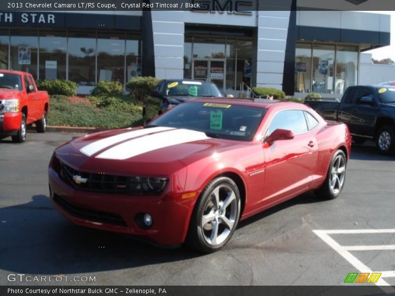 Crystal Red Tintcoat / Black 2013 Chevrolet Camaro LT/RS Coupe