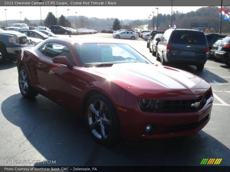 Crystal Red Tintcoat / Black 2013 Chevrolet Camaro LT/RS Coupe