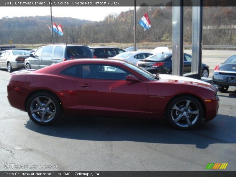 Crystal Red Tintcoat / Black 2013 Chevrolet Camaro LT/RS Coupe