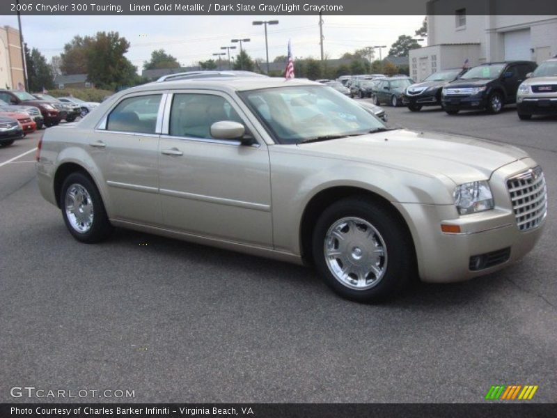 Linen Gold Metallic / Dark Slate Gray/Light Graystone 2006 Chrysler 300 Touring