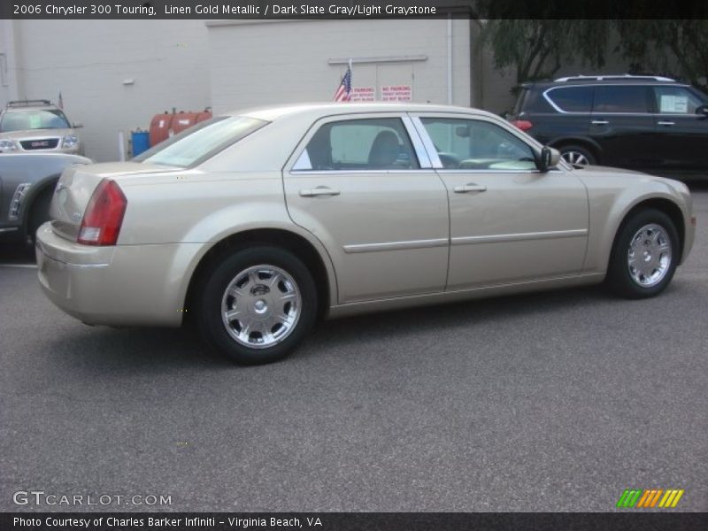 Linen Gold Metallic / Dark Slate Gray/Light Graystone 2006 Chrysler 300 Touring