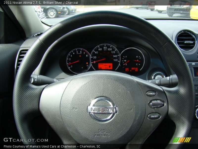 Brilliant Silver / Charcoal 2011 Nissan Altima 2.5 S