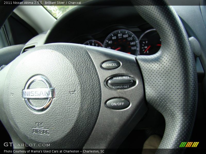 Brilliant Silver / Charcoal 2011 Nissan Altima 2.5 S