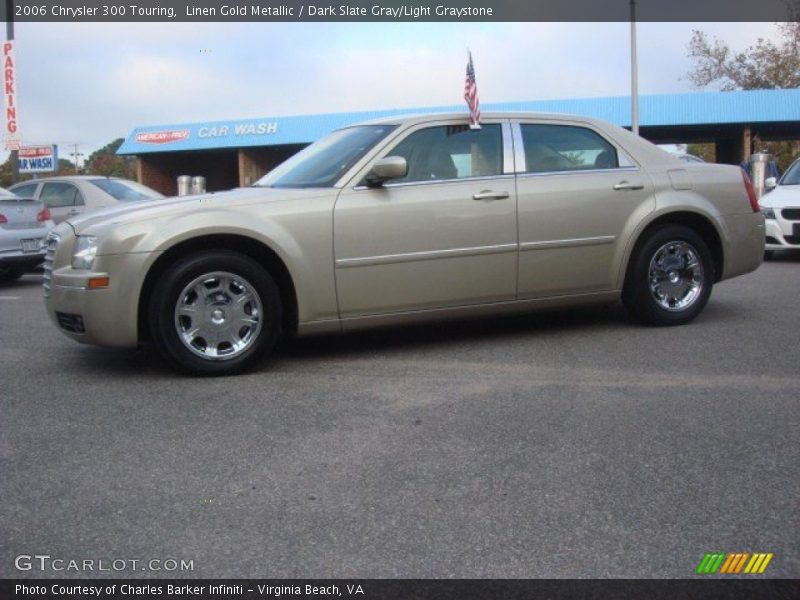 Linen Gold Metallic / Dark Slate Gray/Light Graystone 2006 Chrysler 300 Touring