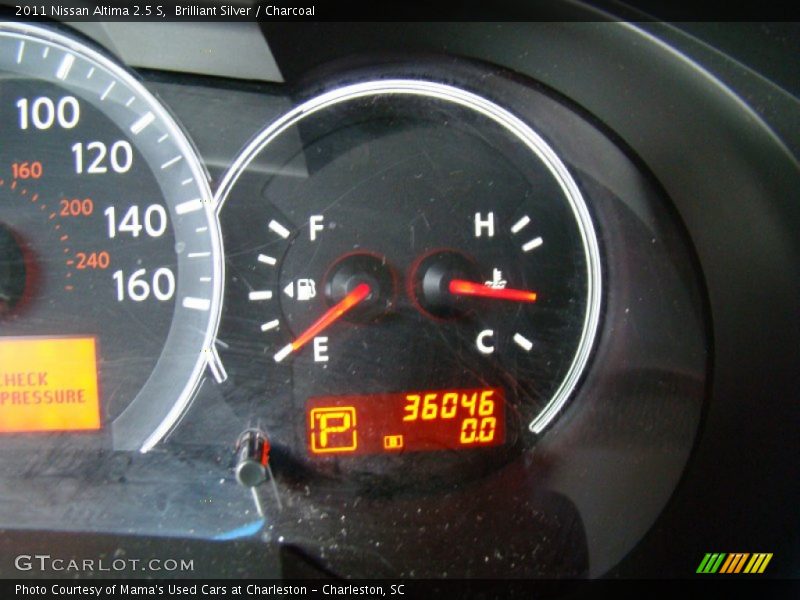 Brilliant Silver / Charcoal 2011 Nissan Altima 2.5 S