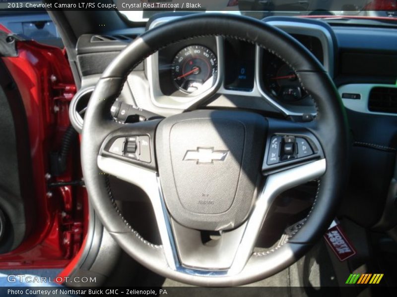 Crystal Red Tintcoat / Black 2013 Chevrolet Camaro LT/RS Coupe