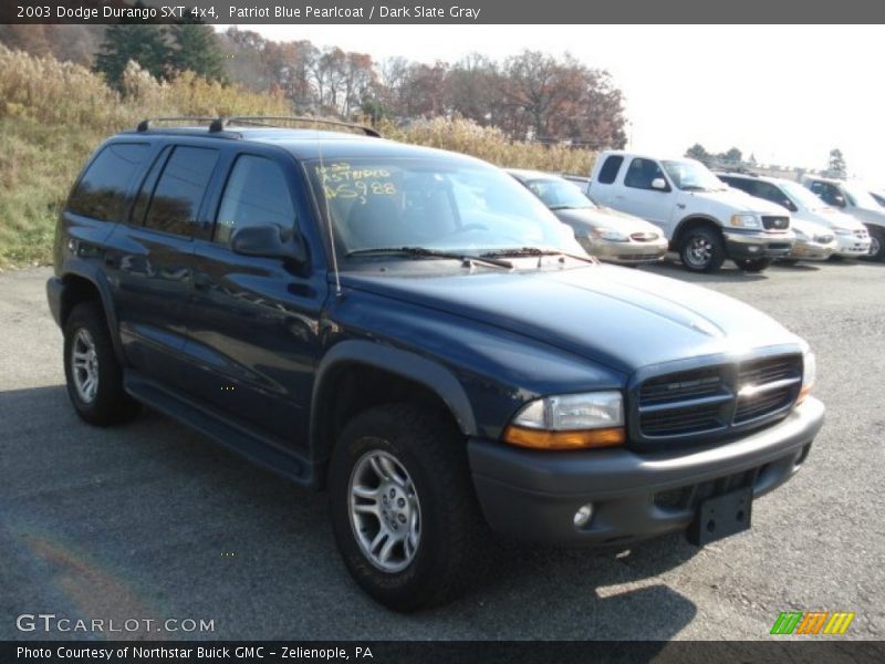 Patriot Blue Pearlcoat / Dark Slate Gray 2003 Dodge Durango SXT 4x4