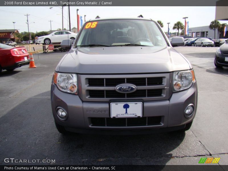 Tungsten Grey Metallic / Camel 2008 Ford Escape Limited 4WD