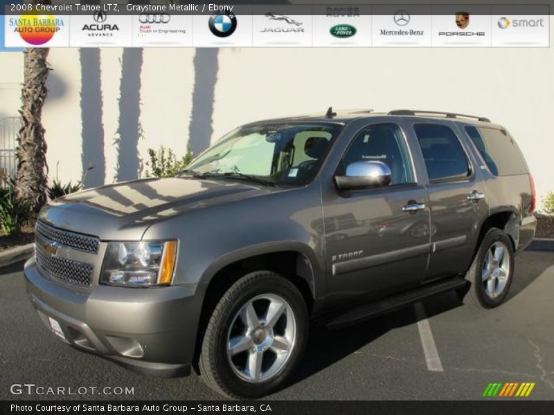 Graystone Metallic / Ebony 2008 Chevrolet Tahoe LTZ