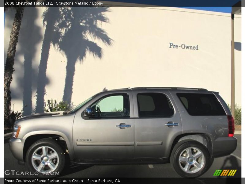 Graystone Metallic / Ebony 2008 Chevrolet Tahoe LTZ