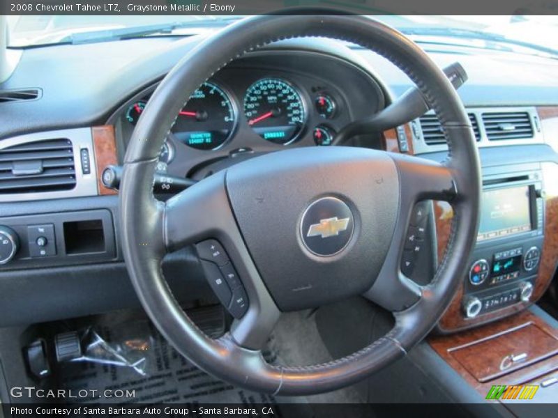 Graystone Metallic / Ebony 2008 Chevrolet Tahoe LTZ