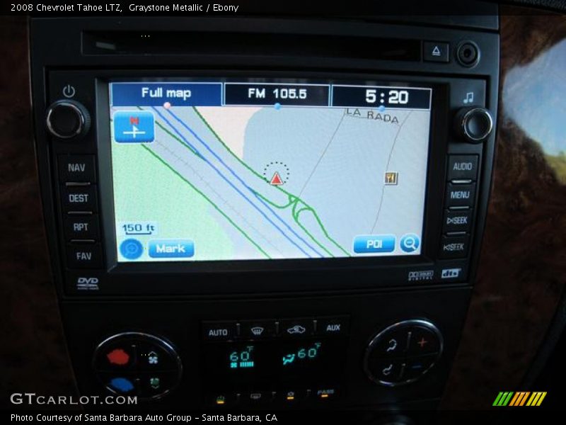 Graystone Metallic / Ebony 2008 Chevrolet Tahoe LTZ