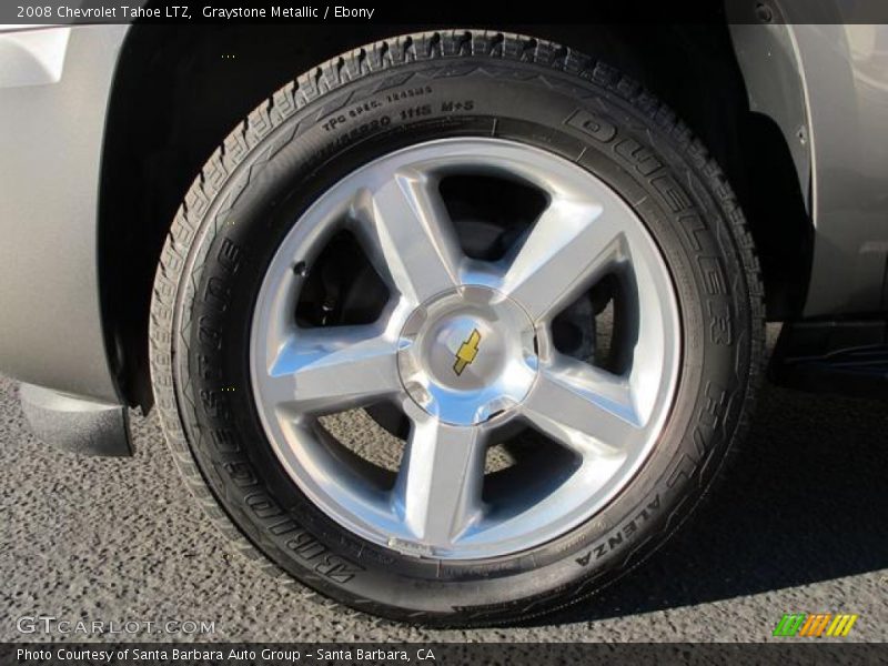 Graystone Metallic / Ebony 2008 Chevrolet Tahoe LTZ