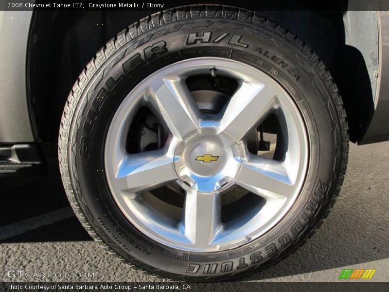 Graystone Metallic / Ebony 2008 Chevrolet Tahoe LTZ