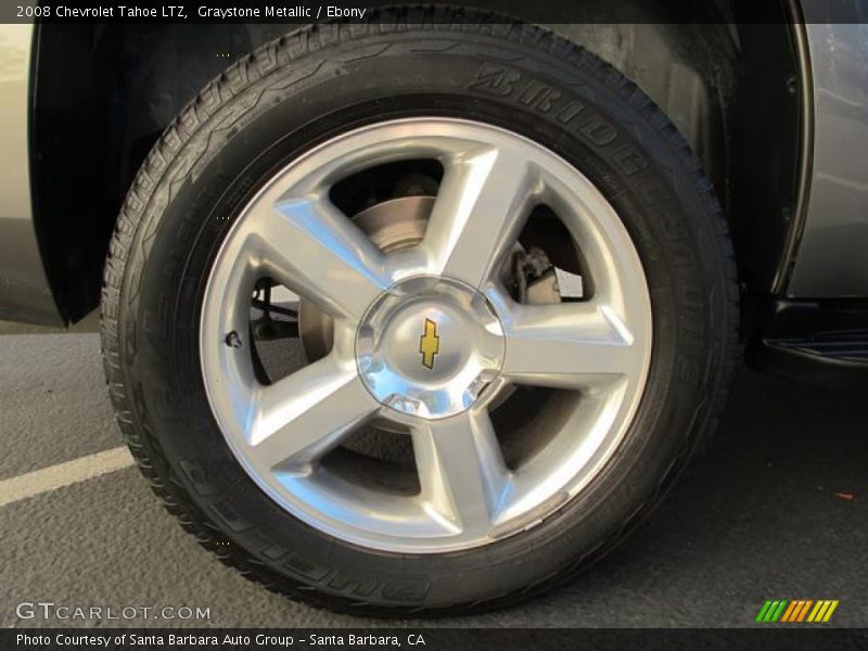 Graystone Metallic / Ebony 2008 Chevrolet Tahoe LTZ