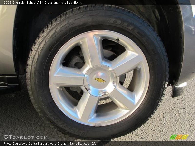 Graystone Metallic / Ebony 2008 Chevrolet Tahoe LTZ