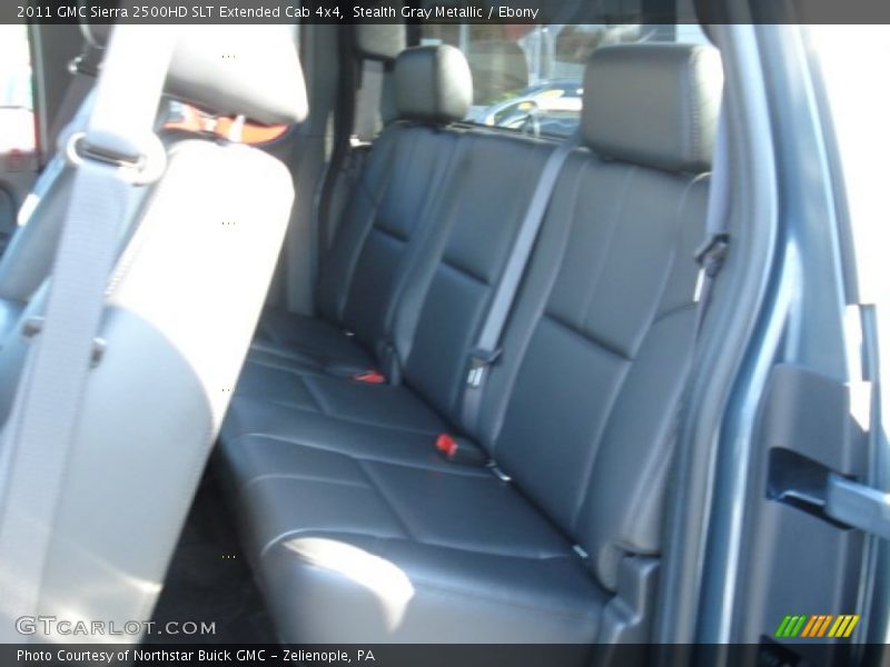 Stealth Gray Metallic / Ebony 2011 GMC Sierra 2500HD SLT Extended Cab 4x4