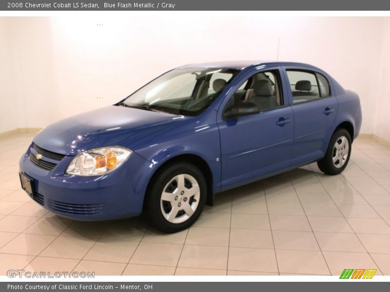 Blue Flash Metallic / Gray 2008 Chevrolet Cobalt LS Sedan