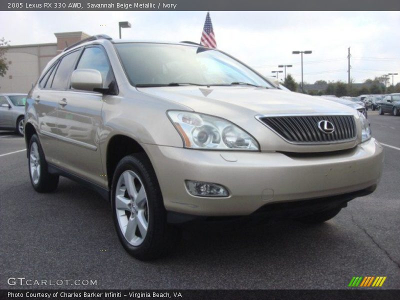 Front 3/4 View of 2005 RX 330 AWD