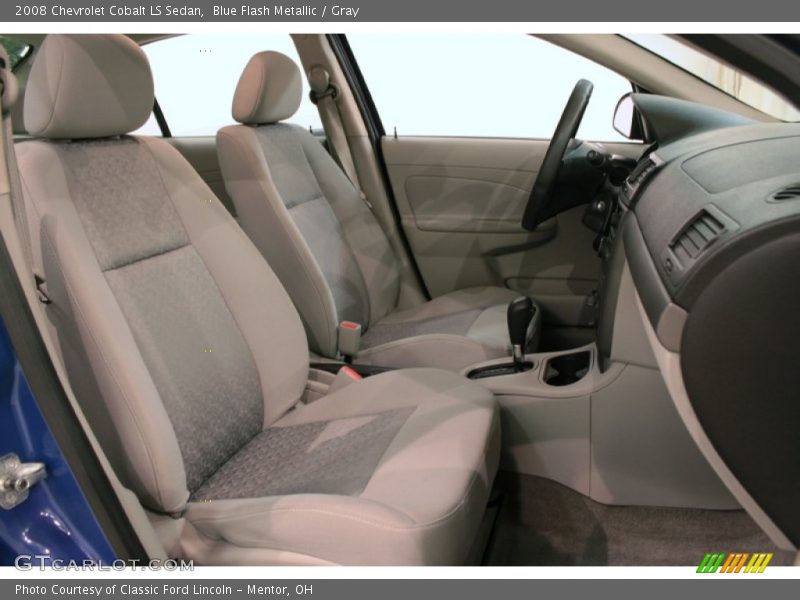 Blue Flash Metallic / Gray 2008 Chevrolet Cobalt LS Sedan