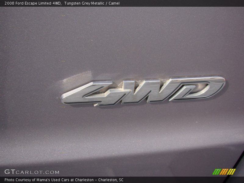 Tungsten Grey Metallic / Camel 2008 Ford Escape Limited 4WD