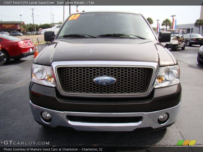 Dark Stone Metallic / Tan 2007 Ford F150 Lariat SuperCrew