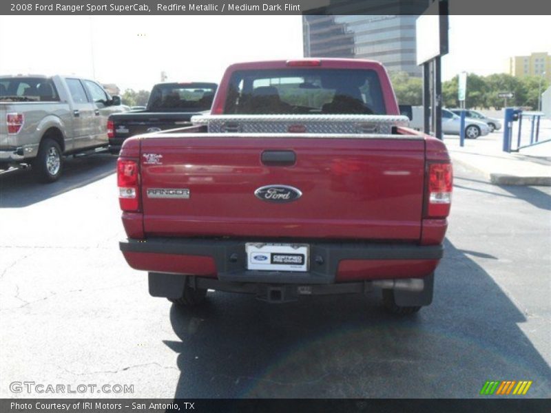Redfire Metallic / Medium Dark Flint 2008 Ford Ranger Sport SuperCab