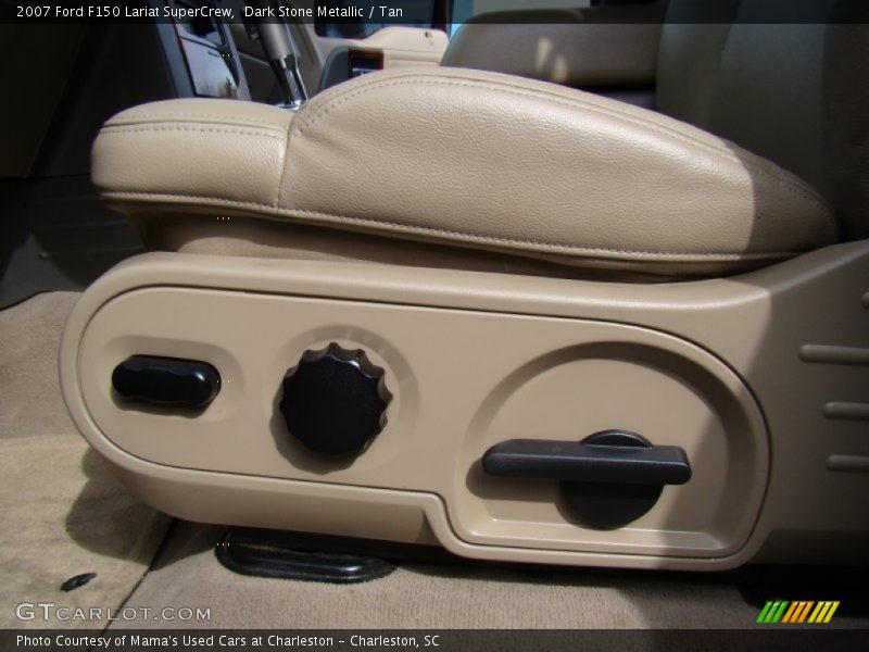 Dark Stone Metallic / Tan 2007 Ford F150 Lariat SuperCrew