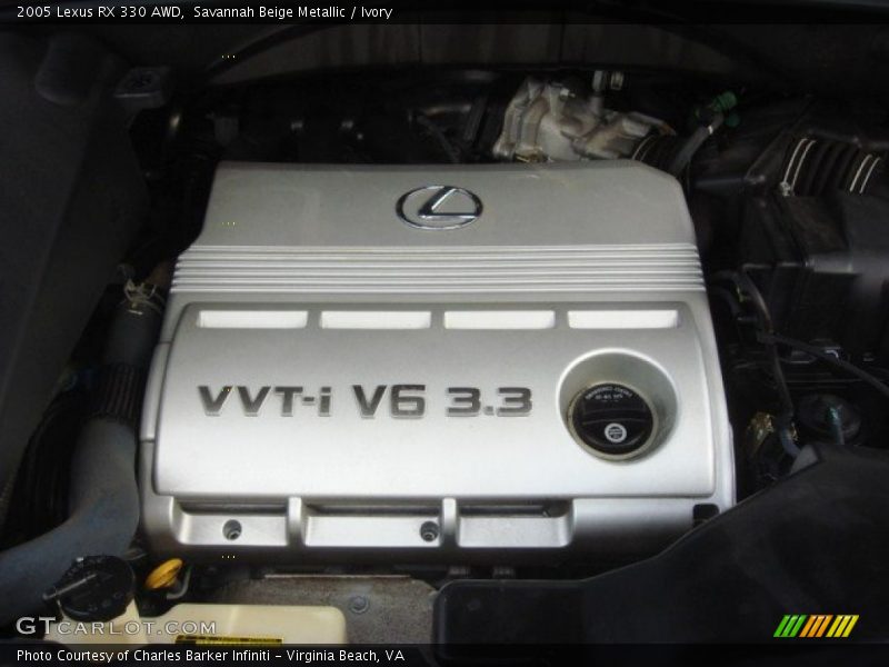  2005 RX 330 AWD Engine - 3.3 Liter DOHC 24 Valve VVT-i V6