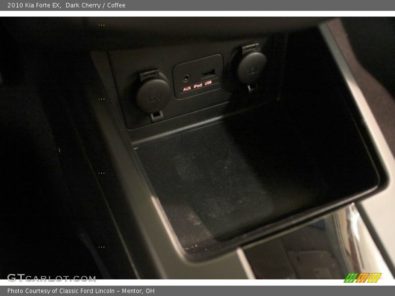 Dark Cherry / Coffee 2010 Kia Forte EX