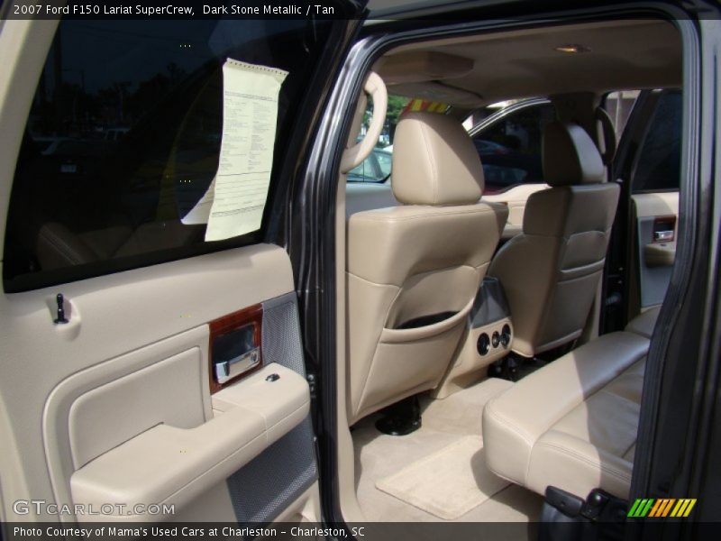 Dark Stone Metallic / Tan 2007 Ford F150 Lariat SuperCrew