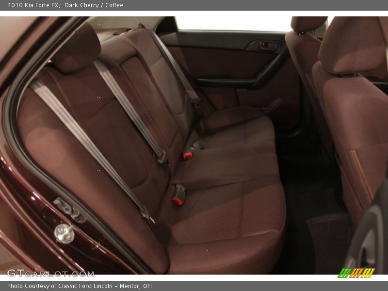  2010 Forte EX Coffee Interior