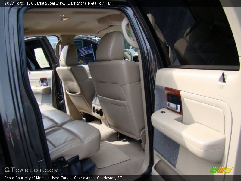 Dark Stone Metallic / Tan 2007 Ford F150 Lariat SuperCrew
